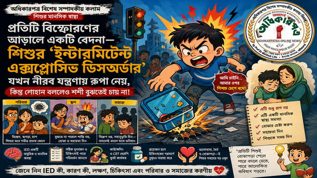 প্রতিটি বিস্ফোরণের আড়ালে একটি বেদনা—শিশুর ‘ইন্টারমিটেন্ট এক্সপ্লোসিভ ডিসঅর্ডার’ যখন নীরব যন্ত্রণায় রূপ নেয়, কিন্তু লোহান বললেও শশী যে বুঝতেই চায় না!